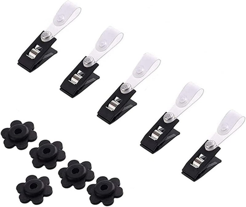 DongAi Garden Flag Rubber Stopper and Adjustable Windproof Garden Flag Clip. Advanced Lawn Flag Stopper and Yard Flag Clip, Pack of 10 - Image 1